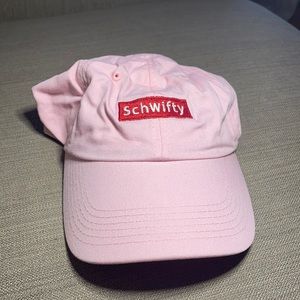 Pink Embroidered SCHWIFTY dad hat